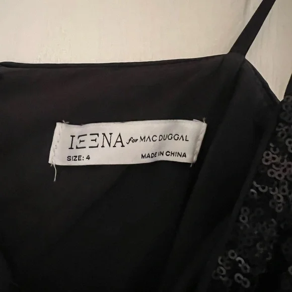 Mac Duggal Black Sequin Prom Dress - Picture 2 of 10